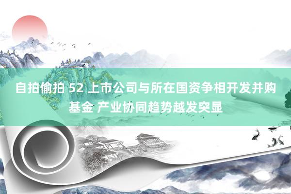 自拍偷拍 52 上市公司与所在国资争相开发并购基金 产业协同趋势越发突显