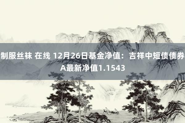 制服丝袜 在线 12月26日基金净值：吉祥中短债债券A最新净值1.1543