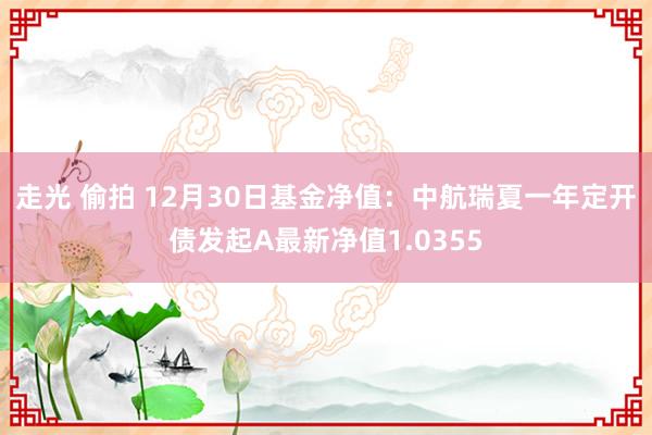 走光 偷拍 12月30日基金净值：中航瑞夏一年定开债发起A最新净值1.0355