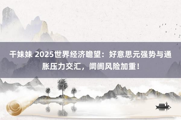 干妹妹 2025世界经济瞻望：好意思元强势与通胀压力交汇，阛阓风险加重！