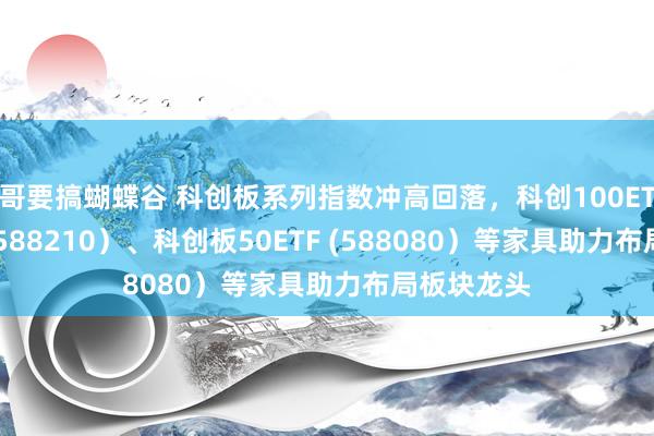 哥要搞蝴蝶谷 科创板系列指数冲高回落，科创100ETF易方达 (588210）、科创板50ETF (588080）等家具助力布局板块龙头