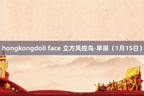 hongkongdoll face 立方风控鸟·早报（1月15日）